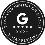 Top rated dentist on Google seal